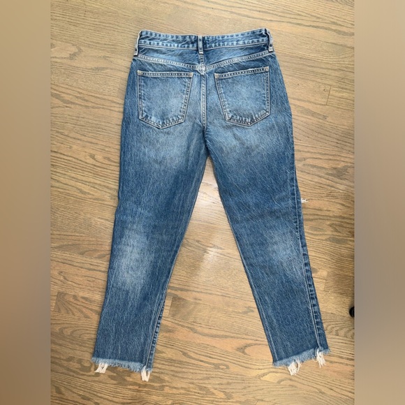 Free People We The Free Distressed Medium Wash Denim Jeans Womens size 26 - Picture 3 of 6